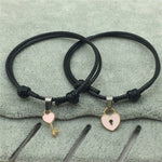 Heart Key and Lock Bracelets