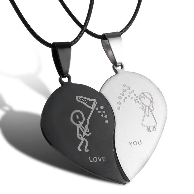 "Love You" 2-Piece Necklace