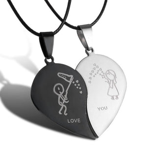 "Love You" 2-Piece Necklace