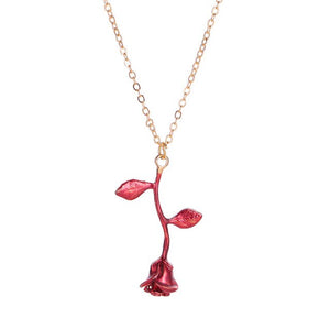 Rose Charm Necklace