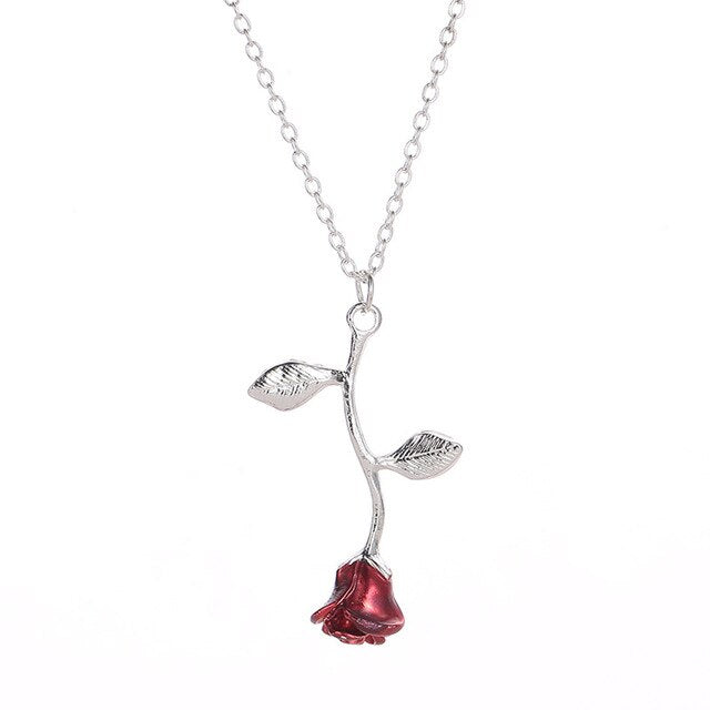 Rose Charm Necklace