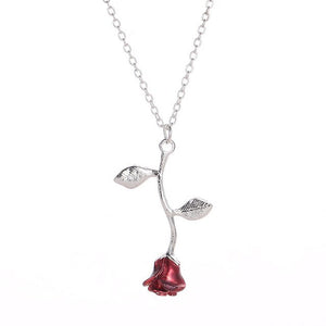 Rose Charm Necklace