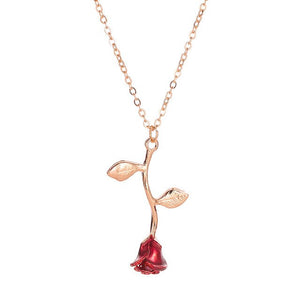 Rose Charm Necklace