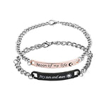 "Moon of My Life My Sun and Stars"  Bracelet