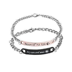 "Moon of My Life My Sun and Stars"  Bracelet