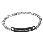 "Moon of My Life My Sun and Stars"  Bracelet