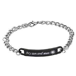 "Moon of My Life My Sun and Stars"  Bracelet
