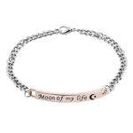 "Moon of My Life My Sun and Stars"  Bracelet