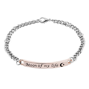 "Moon of My Life My Sun and Stars"  Bracelet