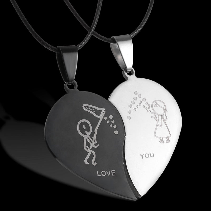 "Love You" 2-Piece Necklace