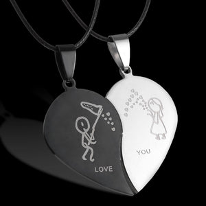 "Love You" 2-Piece Necklace