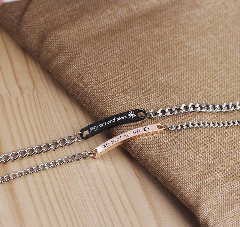 "Moon of My Life My Sun and Stars"  Bracelet