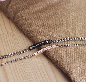 "Moon of My Life My Sun and Stars"  Bracelet