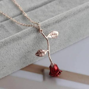Rose Charm Necklace
