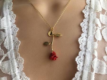 Rose Charm Necklace