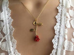 Rose Charm Necklace